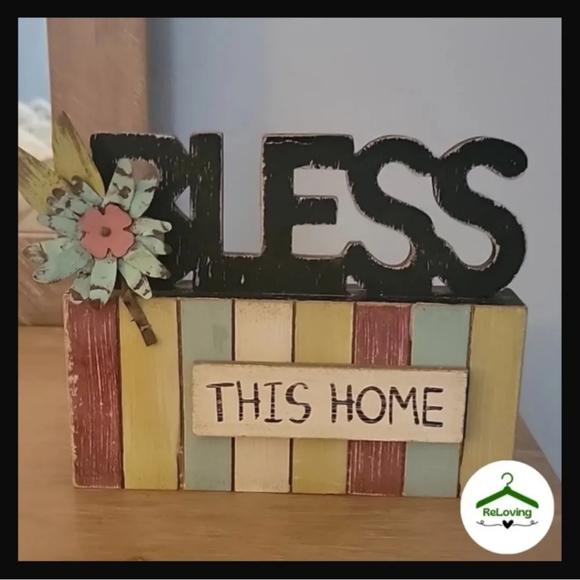 Other - Bless this Home wood home decor